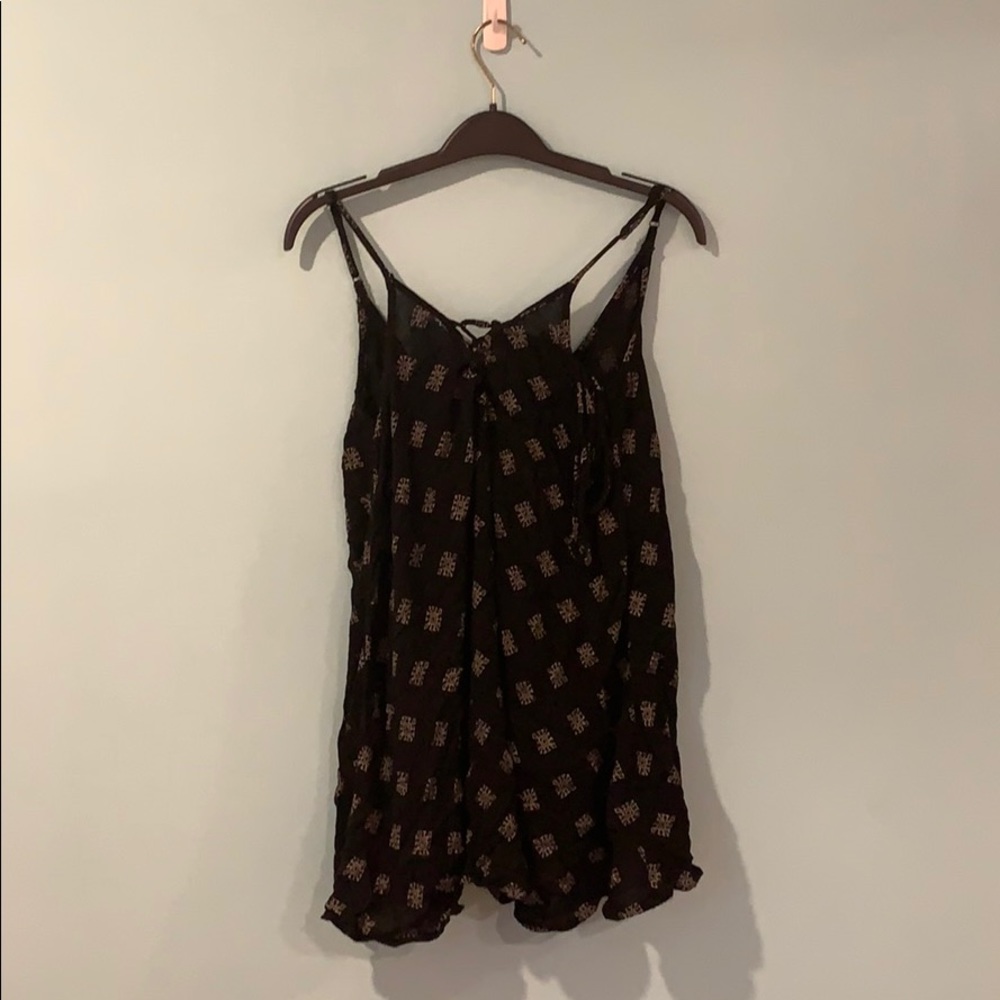 Roxy tie front cover up dress
